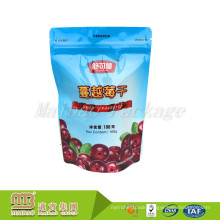 Oem Factory Custom Made Fda Approved Plastic Food Packing Dried Friuit Stand Up Bag With Zipper